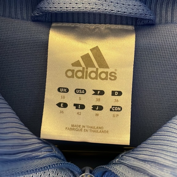 Blue adidas zip up jacket - Picture 2 of 7